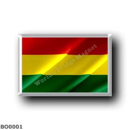 BO0001 America - Bolivia - Flag Waving