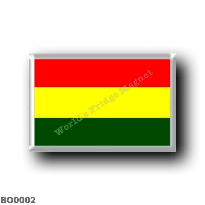 BO0002 America - Bolivia - Flag