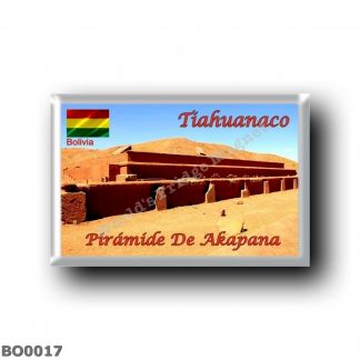 BO0017 America - Bolivia - Tiahuanaco - Pirámide de Akapana