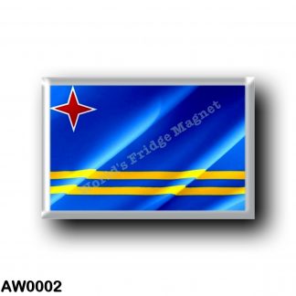 AW0002 America - Aruba - Flag Waving