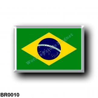 BR0010 America - Brazil - Brazílian Flag