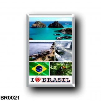BR0021 America - Brazil - I Love B