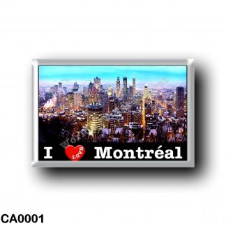 CA0001 America - Canada - Montréal - I Love