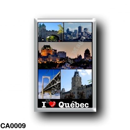 CA0009 America - Canada - Québec - I LOVE