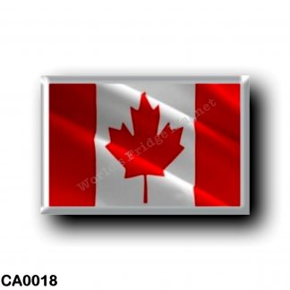 CA0018 America - Canada - Canadian waving flag