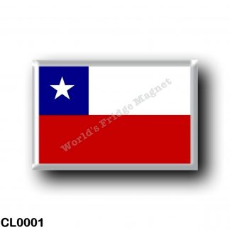 CL0001 America - Chile - Chilean flag