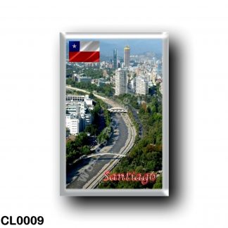 CL0009 America - Chile - Santiago - Rio Mapocho