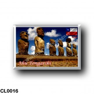 CL0016 America - Chile - Isla De Pascua - Ahu Tongariki