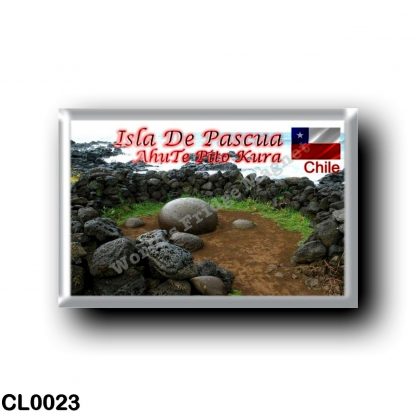 CL0023 America - Chile - Isla De Pascua - AhuTe Pito Kura