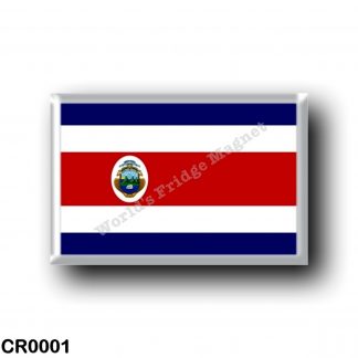 CR0001 America - Costa Rica - Costa Rican flag