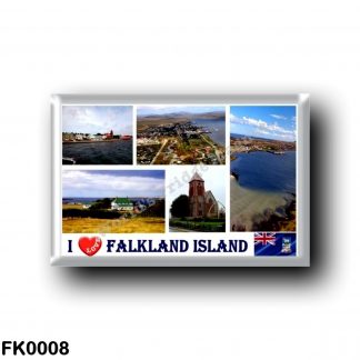 FK0008 America - Falkland Islands - Port Stanley - I Love
