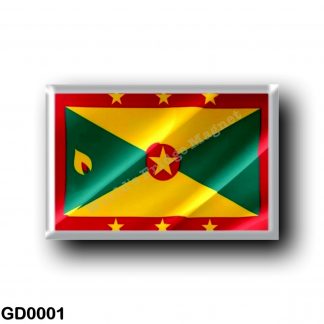 GD0001 America - Grenada - Flag Waving