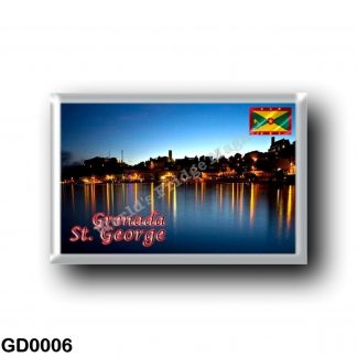 GD0006 America - Grenada - Saint George By Night