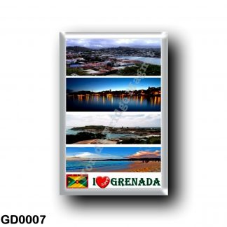 GD0007 America - Grenada - I Love