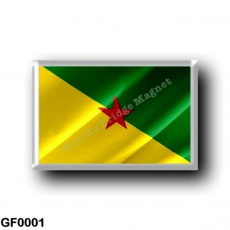 GF0001 America - French Guiana - Flag Waving