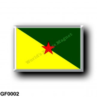 GF0002 America - French Guiana - Flag