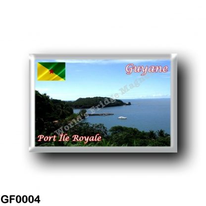 GF0004 America - French Guiana - Port Île Royale