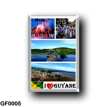 GF0005 America - French Guiana - I Love