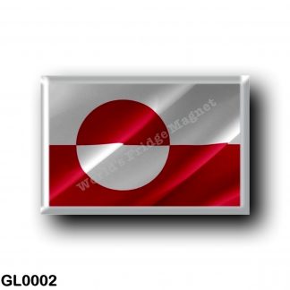GL0002 America - Greenland - Flag Waving