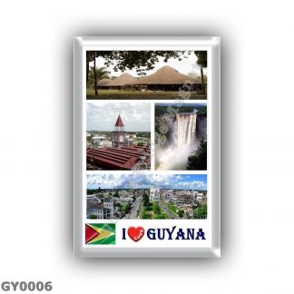 GY0006 America - Guyana - I Love
