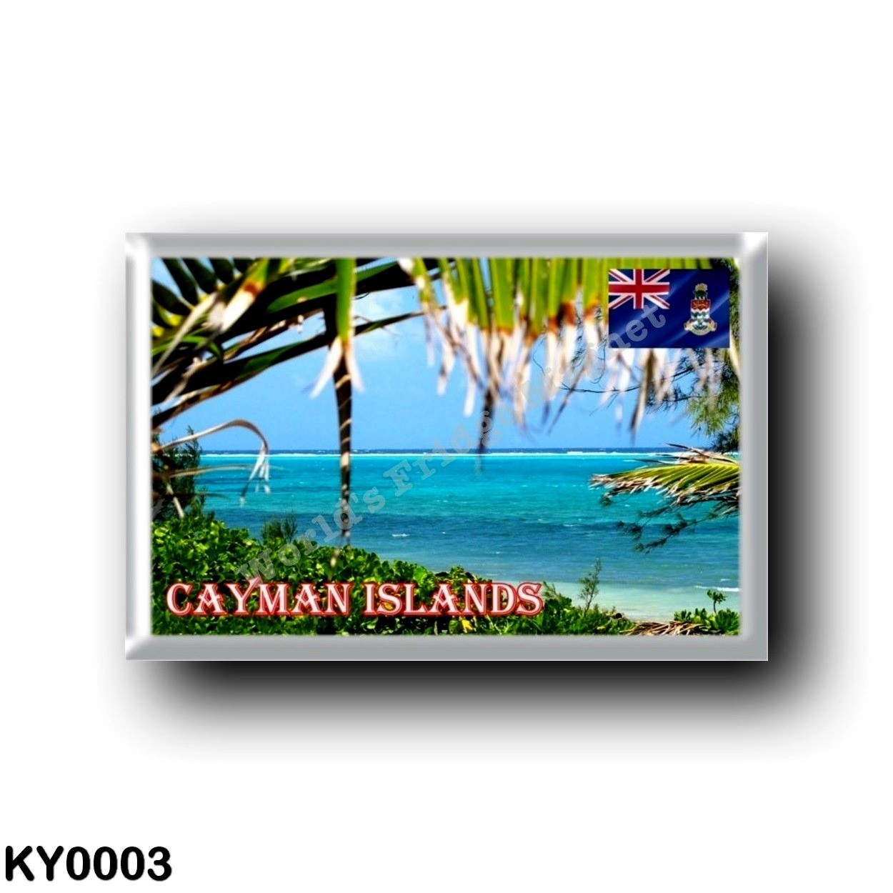 Cayman Islands Flag Fridge Magnet Souvenir Fridge Magnet 