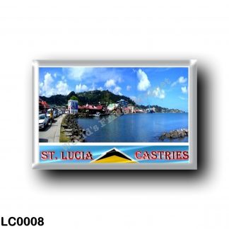 LC0008 America - Saint Lucia - Castries Panorama