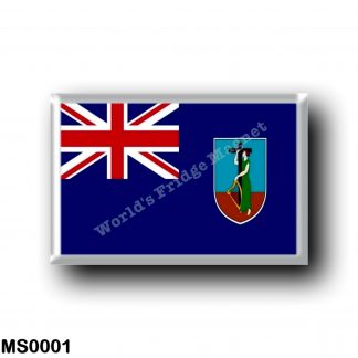 MS0001 America - Montserrat - Flag