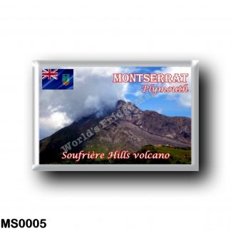 MS0005 America - Montserrat - Plymouth - Soufriere Hills Volcano