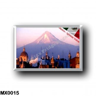 MX0015 America - Mexico - Puebla - Iglesias Volcan
