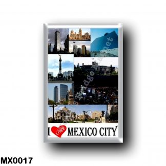 MX0017 America - Mexico - Mexico City I Love