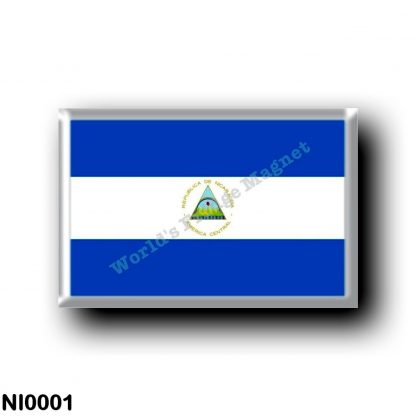 NI0001 America - Nicaragua - Nicaraguan flag
