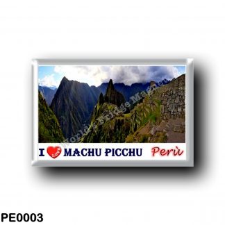 PE0003 America - Peru - Machu Picchu I Love