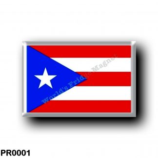 PR0001 America - Puerto Rico - Flag