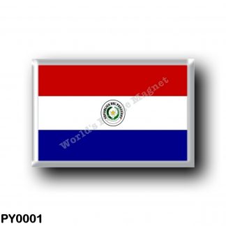 PY0001 America - Paraguay - Paraguayan Flag