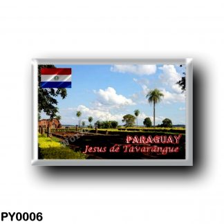 PY0006 America - Paraguay - Jesus de Tavarangue - Restos de Casas de Indigenas