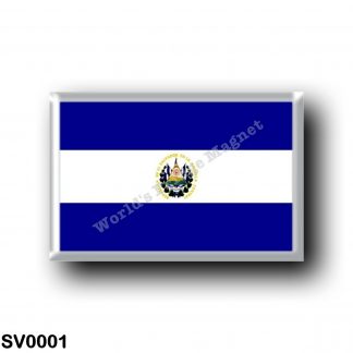 SV0001 America - el Salvador - Flag