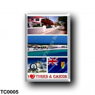 TC0005 America - Turks and Caicos Islands - I Love