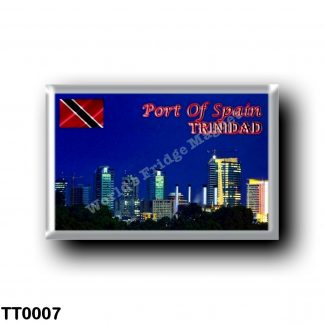 TT0007 America - Trinidad and Tobago - Port of Spain Night Skyline