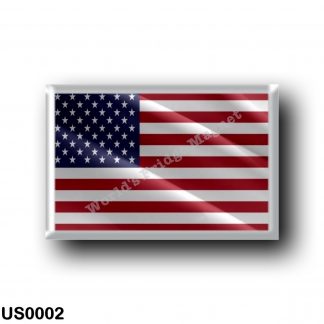 US0002 America - United States - US Flag - Waving