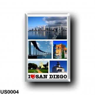 US0004 America - United States - San Diego - I Love