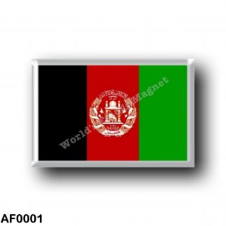 AF0001 Asia - Afghanistan - Afghan flag