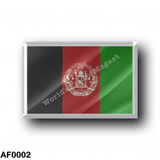 AF0002 Asia - Afghanistan - Afghan flag - waving