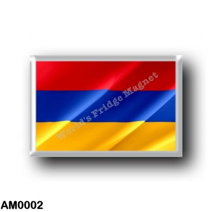 AM0002 Asia - Armenia - Armenian flag waving