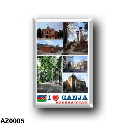 AZ0005 Asia - Azerbaijan - Ganja - I Love