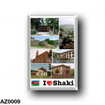 AZ0009 Asia - Azerbaijan - Shaki - I Love