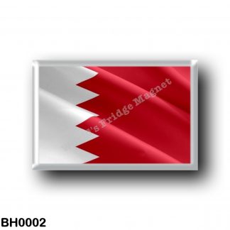 BH0002 Asia - Bahrain - Asia - Bahrain - Flag Waving