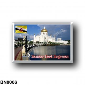 BN0006 Asia - Brunei - Mosque Omar Ali Saifuddien