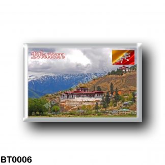 BT0006 Asia - Bhutan - The Dzong in the Paro valley