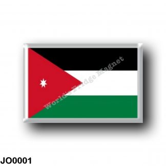 JO0001 Asia - Jordan - Jordan flag