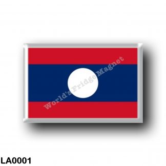 LA0001 Asia - Laos - Flag